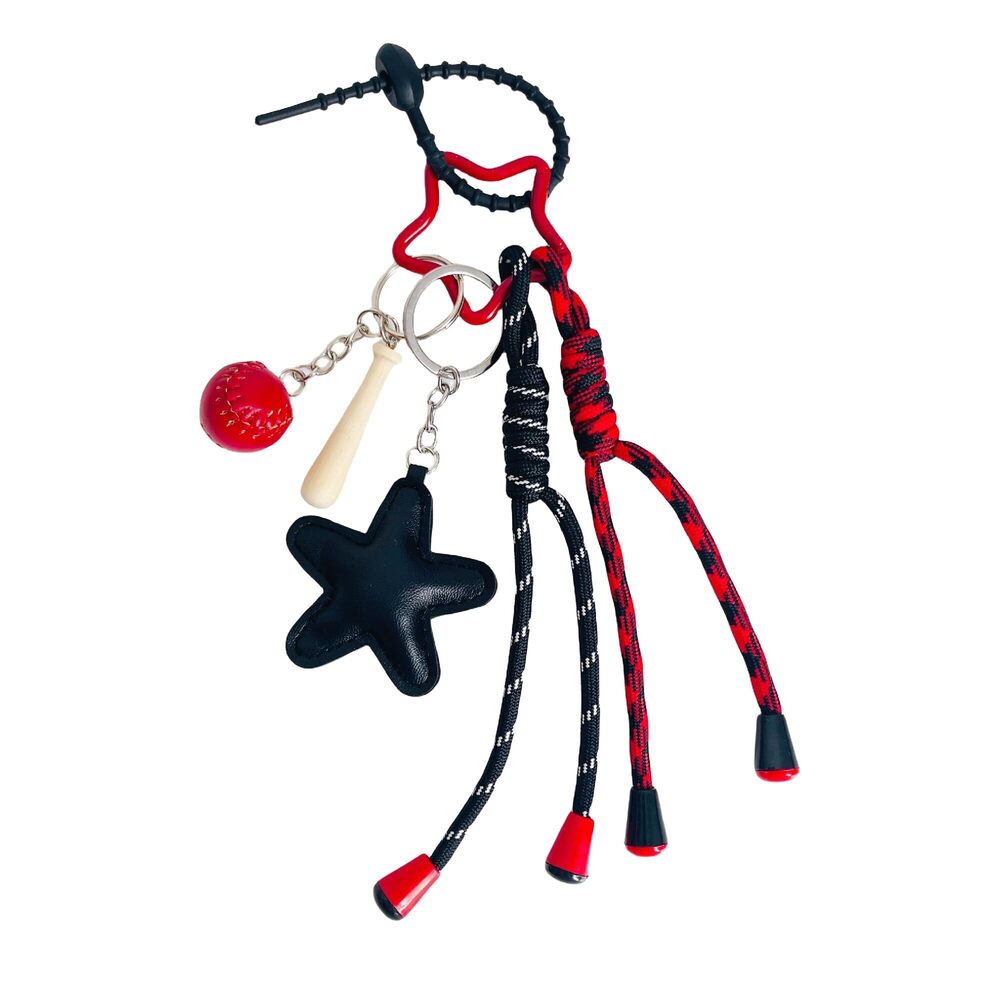 5819 Cute Braided Keychain Bag Charms for Handbag Purse Backpack